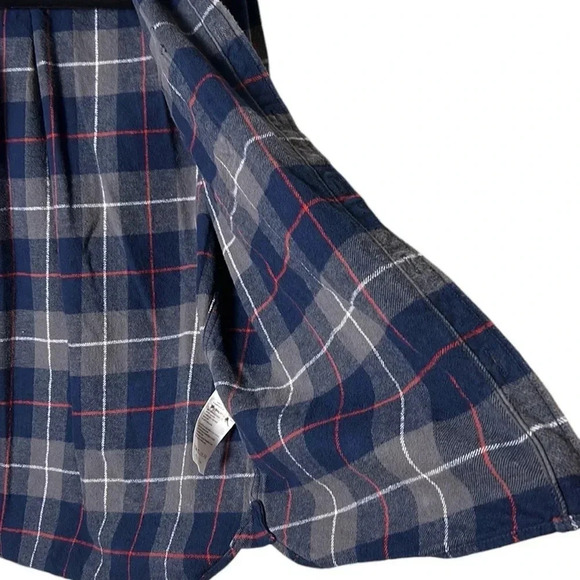 Jachs New York Flannel shirt ,men XXL, Blue ,large checkered, warm, button front - Picture 7 of 16